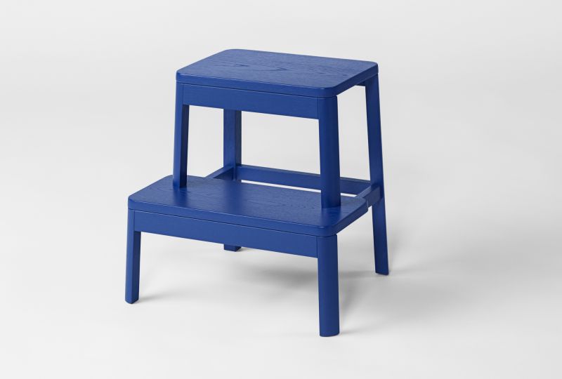 Arise Stool Oak Ultramarine Blue Million SINGLE PIECES